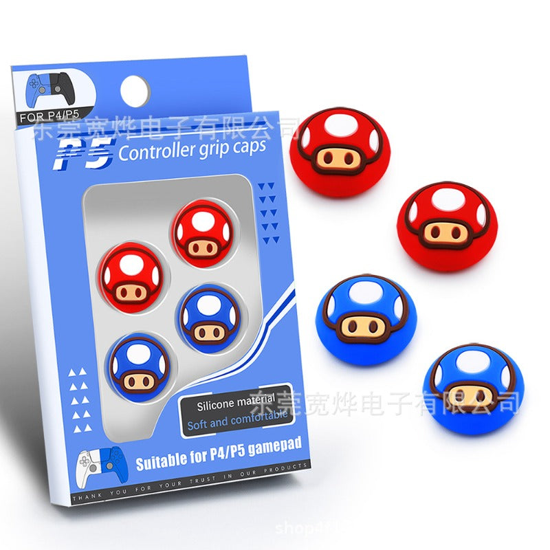 כיסוי גומי לשלט - סופר מריו (4 יחידות)